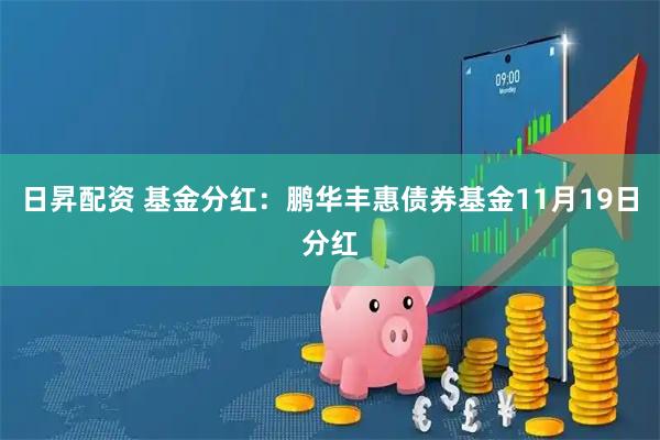 日昇配资 基金分红:鹏华丰惠债券基金11月19日分红
