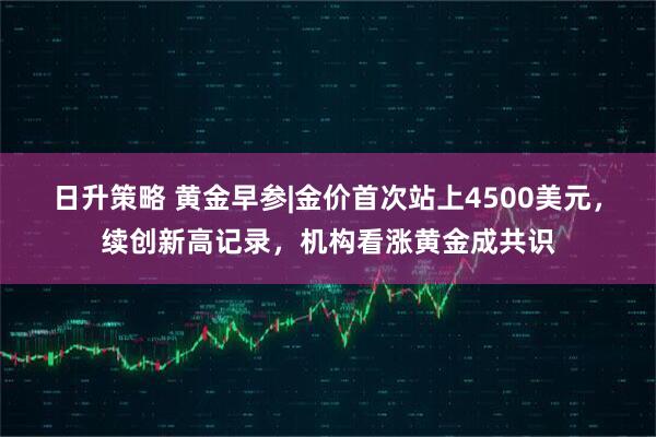 日升策略 黄金早参|金价首次站上4500美元,续创新高记录,机构看涨黄金成共识